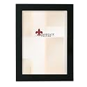 Lawrence Frames Black Wood Picture Frame, Gallery Collection, 5 by 7-Inch