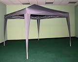 GREY 3M X 3M Pop up Instant Easy Garden Furniture Gazebo With Matching Polyester Carry Bag