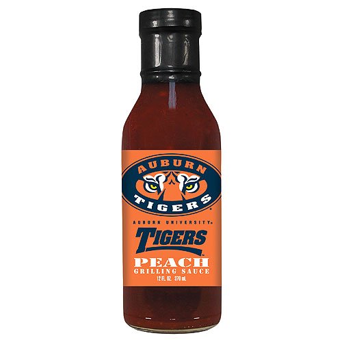 Auburn Tigers NCAA Peach Grilling Sauce - 12oz by Hot Sauce Harry