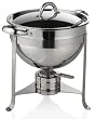 Gourmet Standard 6 Quart Stainless Steel Soup Tureen with Ladle  - CD11018