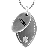 Team Titanium New England Patriots Steel Two Piece Dog Tag