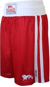 Lonsdale Club Boxing Shorts Red/white Youth