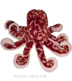 Wild Republic, Cuddlekin, Octopus, Krake, Pluesch, 30cm, rot