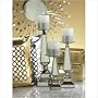 Set of 2 Mirrored Pillar Holders Nickel Plated Finish