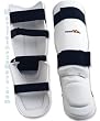 White Vinyl Shin-Instep Guard