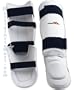 White Vinyl Shin-Instep Guard