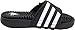 adidas Adissage Slides Sandal, Core Black/White/Black, 2 US Unisex Little Kid