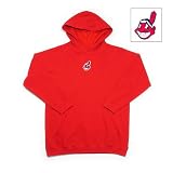 Cleveland Indians MLB JV Youth Pullover Hooded Sweatshirt For Kids (Dark Red)