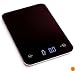 Ozeri Touch Professional Digital Kitchen Scale (11 lb Edition), Tempered Glass in Elegant Black