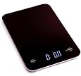 Ozeri Touch Ultra Thin Digital Kitchen Food Scale, Professional Grade in Elegant Tempered Glass with Reflective Black Surface
