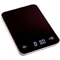 Ozeri Touch Professional Digital Kitchen Scale (11 lb Edition), Tempered Glass in Elegant Black