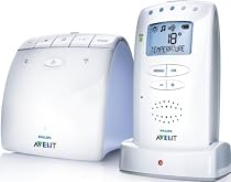 Philips AVENT SCD520 DECT Baby Monitor with Temperature Sensor