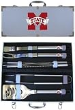 NCAA Mississippi State Bulldogs 8pc. BBQ Set w/Case