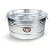 Behrens Tub, Wash, Galvanized, 13.75 Gl 13.75 Gal, 22in x 11inH