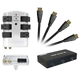 CTA Digital HDMI 6-IN 1 Home Theater Electrical Starter Kit
