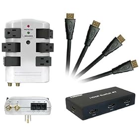 CTA Digital HDMI 6-IN 1 Home Theater Electrical Starter Kit