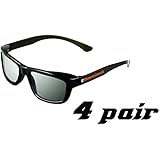 eDimensional Real-D Circular Polarized 3D Glasses for Passive 3D Televisions, 4 Pairs
