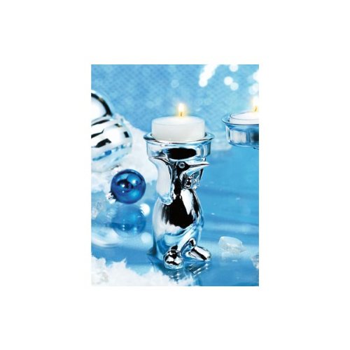 Penguin Tea Light Holder - Bow