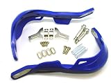 TMS Universal Blue Handlebar Hand Brush Guards for Honda Motocross Off-road ATV Dirt Bike Dualsport Motorcycle MX XL XR CRF 200 250 350 400 450 500 600 650