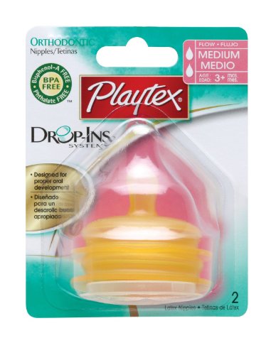 Playtex Orthodontic Nipple - 2 pack --
