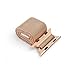 top4cus Double Electroplating Milanese Loop Stainless Steel Replacement iWatch Band with Magnetic Closure Clasp for Apple Watch - Apple Watch Band 38mm Regular Length - Champagne Gold