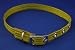 Pet Supplies : Super Reflective Gold Dog Collar - X-lg | By Vedante | Bonus Glow in the Dark Tag | Great Stocking Stuffer!