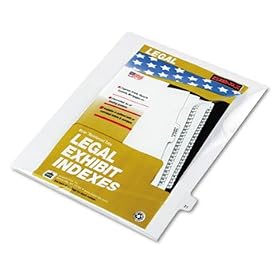 80000 Series Legal Index Dividers, Side Tab, Printed 21, 25/Pack