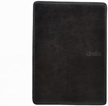 VersionTech New For Amazon Kindle 4th / 5th 6" inch E-book eReader Slim Leather Cover Case Hard Shell Black