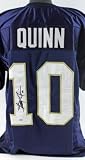 Brady Quinn Autographed Uniform - Notre Dame Psa dna #m14732 - Autographed NFL Jerseys
