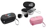 Splash-proof Speaker Case for iPod, iPhone, Zune MP3 w/ External Controls, Pink