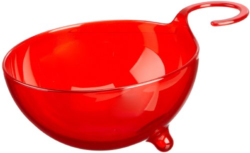A di Alessi AGAA02 R Moom, Salatsch&uuml;ssel, rot