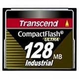 Transcend Ultra Speed Industrial - Flash memory card - 128 MB - 100x - CompactFlash