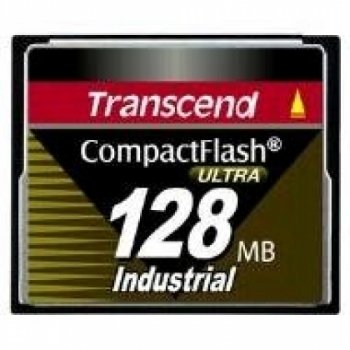 Transcend Ultra Speed Industrial - Flash memory card - 128 MB - 100x - CompactFlash