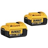 DEWALT DCB204-2 20V Max Premium XR Li-Ion Battery, 2-Pack [並行輸入品]