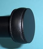 End Cap Finial in Black for a 1-3/8" dowel rod - 2/pack [CAPITOL CITY LUMBER]