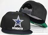Dallas Cowboys Black / Navy Two Tone Snapback Adjustable Plastic Snap Back Hat / Cap