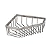 Gatco 1515 8-1/2-Inch Shower or Tub Corner Basket, Satin Nickel