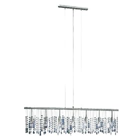 Eglo 85304A Vitoria, Chrome Crystal, 7-Light Pendant Light Fixture by Eglo