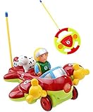 Holy Stone RC Cartoon Airplane Remote Control Plane Toy Gifts for Toddlers and Kids