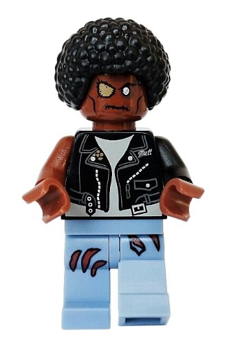 LEGO Zombie (Black Jacket) - LEGO Halloween Minifigure