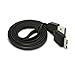 Galaxy S5 USB 3.0 Cable(5 Feet Flat Charging Data Cable) for Samsung Galaxy S5, Galaxy Note 3 - Superspeed USB to Micro-B (Black)