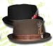 Christys Crown Dia Diamond Crown Felt Fedora Trilby Premium Hat with Grosgrain Hatband and Feather Detail