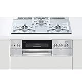 Rinnai RHS31W15G22R3C-STW-13A クリアホワイトミスト デリシア [ビルトインコンロ (都市ガス用・左右強火力・3口・3V乾電池・幅60cm)]
