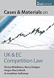 Cases and materials on UK and EC competition law
