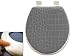 Abattant wc CROCODILE gris