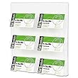 deflect-o 70601 6-Pocket clear plastic wall mount business card holder, 8-3/8w x 1-1/2d x 9-3/4h