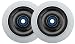Metal Core Scooter Wheels 100mm BLACK Heavy Duty RAZOR