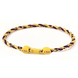 LSU Tigers Twist Titanium Necklace