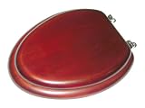 Tools & Hardware : Foremost TSWVG0032 Premium Toilet Seat with Microban Protection and Chrome Hinges, Elongated, Cherry