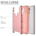 LG G Stylo/LG G4 Stylus (LS770) Case,AnnBay LG G4 Stylus 2in1 Hybrid Heavy Duty Case,Impact Resistant Shock-Absorption Case,Dual Layer Armor Full-Body Protective Case for LG G Stylo(Rose Gold)